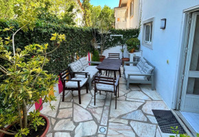 Double bed room with shared bathroom